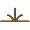 Ekena Millwork Redmond Rough Sawn Timber Gable Bracket, Western Red Cedar, 96"W x 60"H x 2"D x 6"F, 15/12 Pitch GBW096X60X0206RED00RWR - alternate 2
